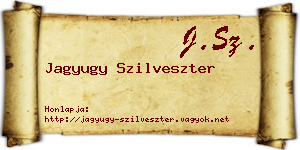 Jagyugy Szilveszter névjegykártya